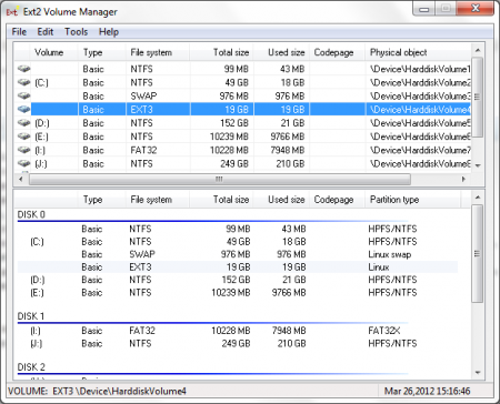 Ext2Fsd: доступ к файлам Ubuntu из Windows (драйвер Ext2, Ext3, Ext4 для Windows)