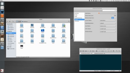 Тема Greybird была переработана под Xubuntu 12.10