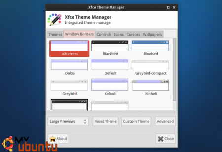 Xfce Theme Manager: единый интерфейс для смены тем в Xfce